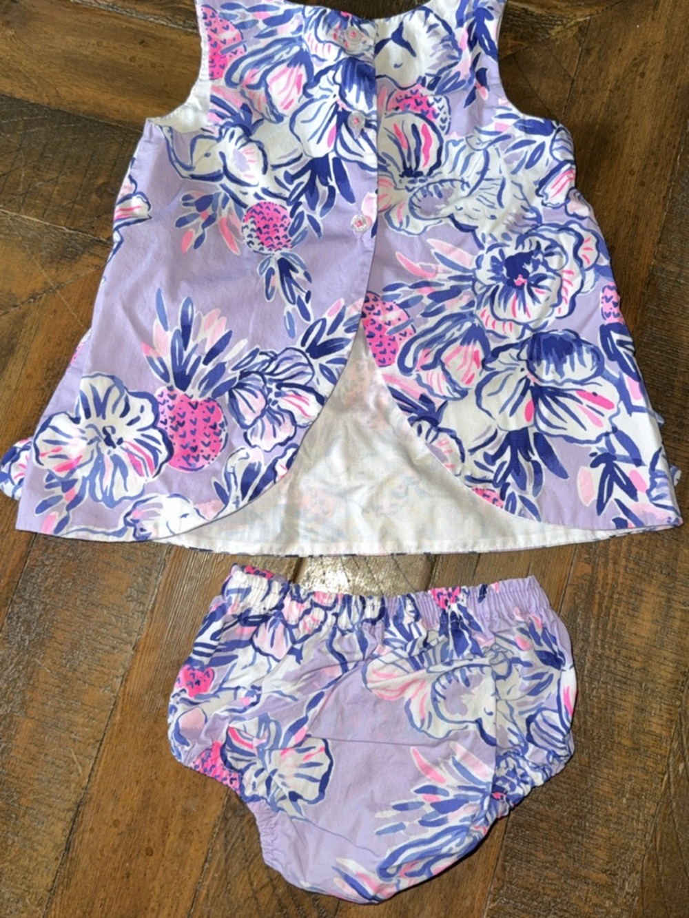 Lilly Pulitzer Little Lilly Shift Dress Trunks in the Air - Picture 2 of 3